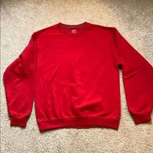 Red Crewneck Sweatshirt